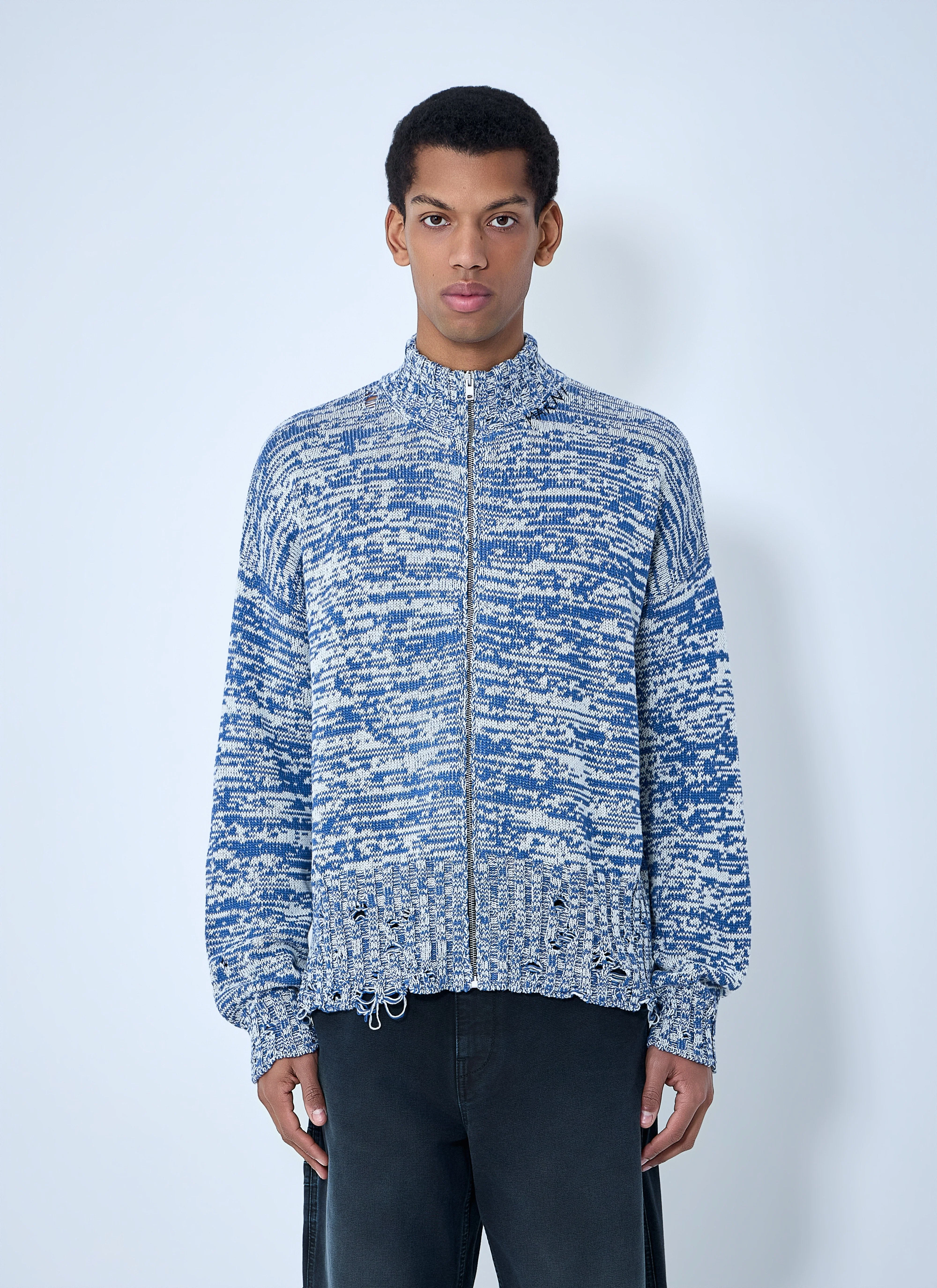 Marni Men Lana And Alpaca Cardigan - 1