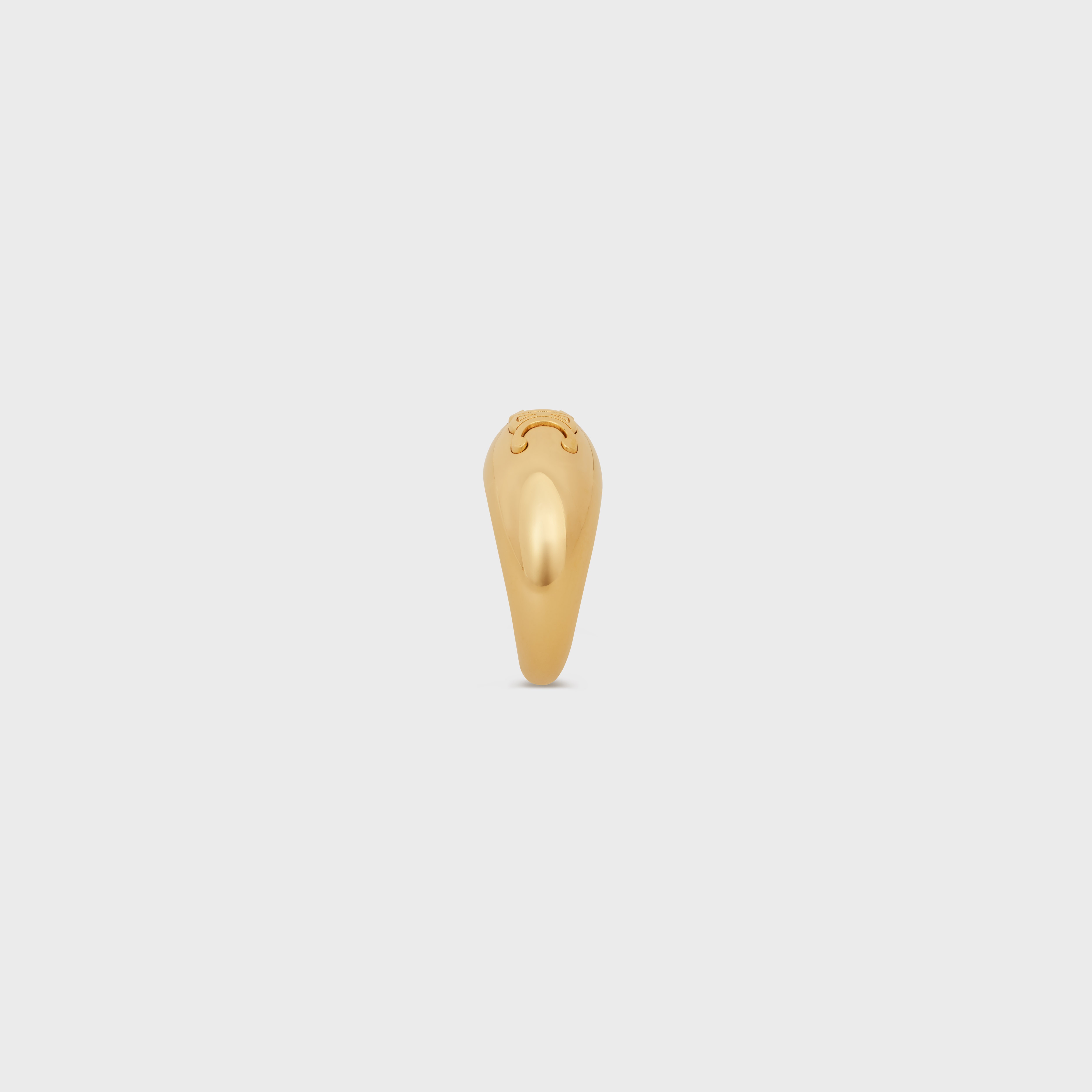 Triomphe Bold Ring in Brass with Gold Finish - 3