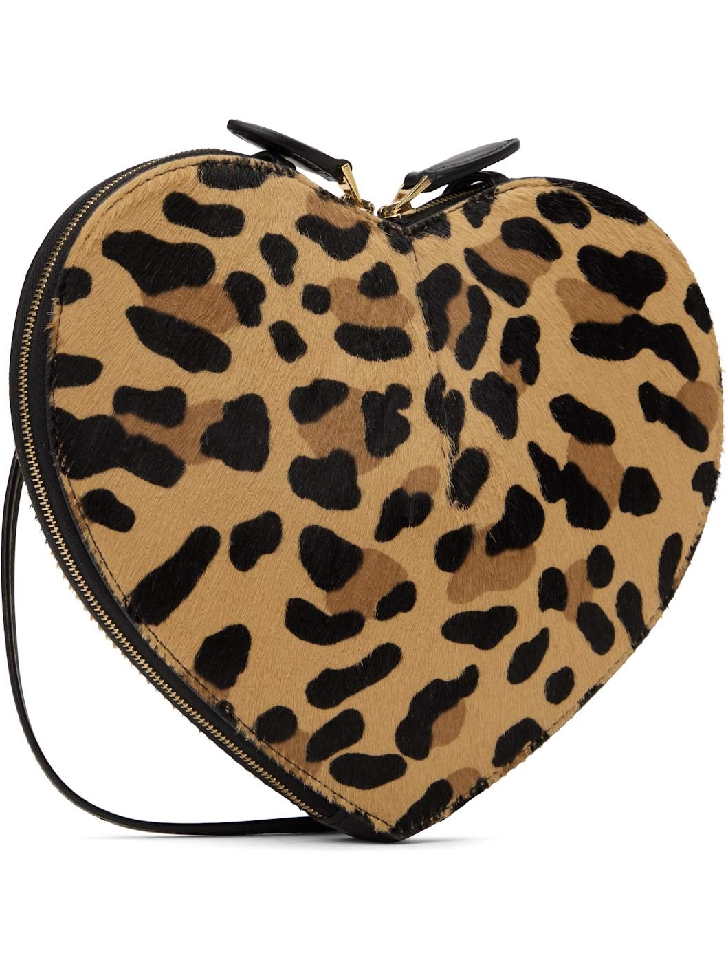 Tan & Black 'Le Coeur' Bag - 3