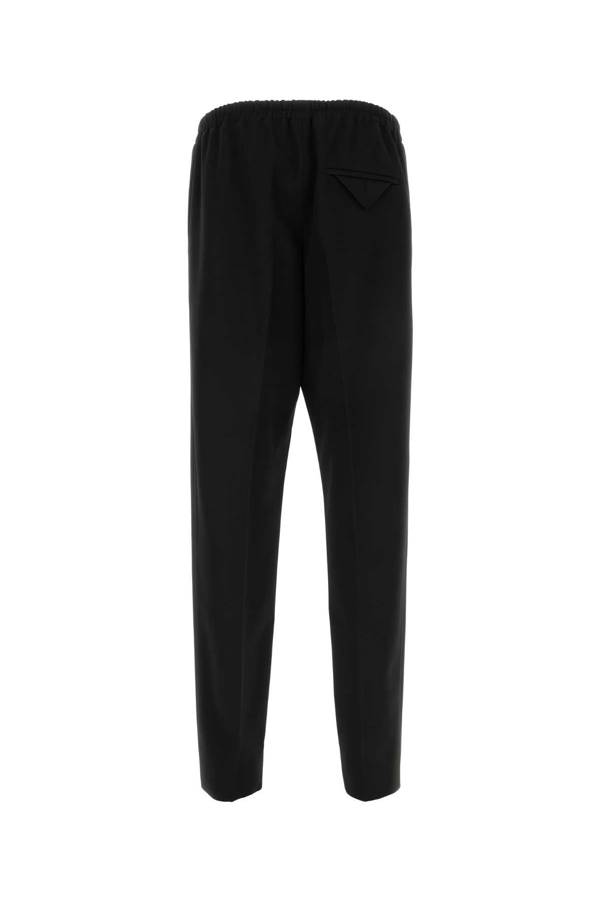 Bottega Veneta Men Black Wool Pant - 2