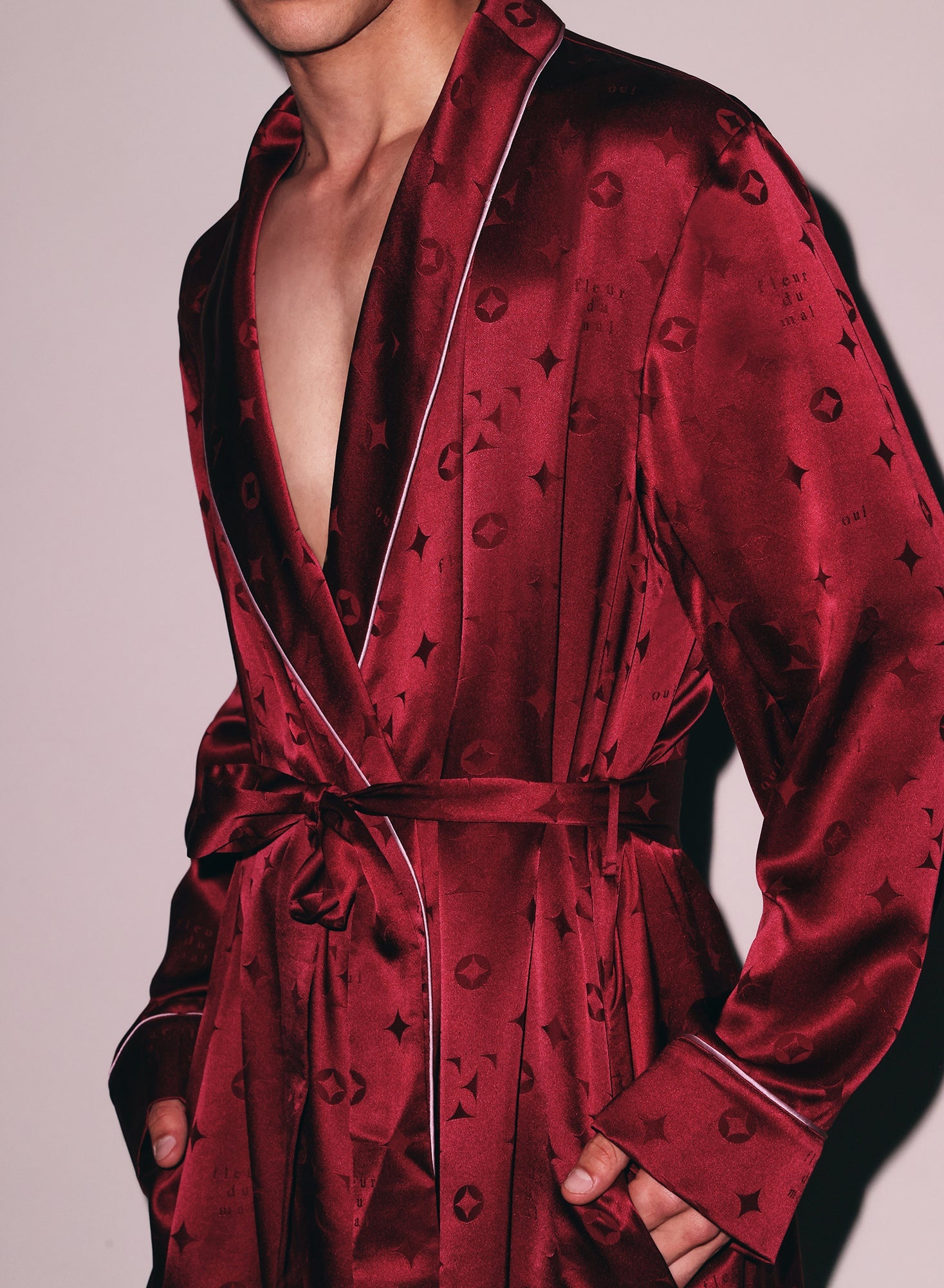 Silk Jacquard Robe - 2