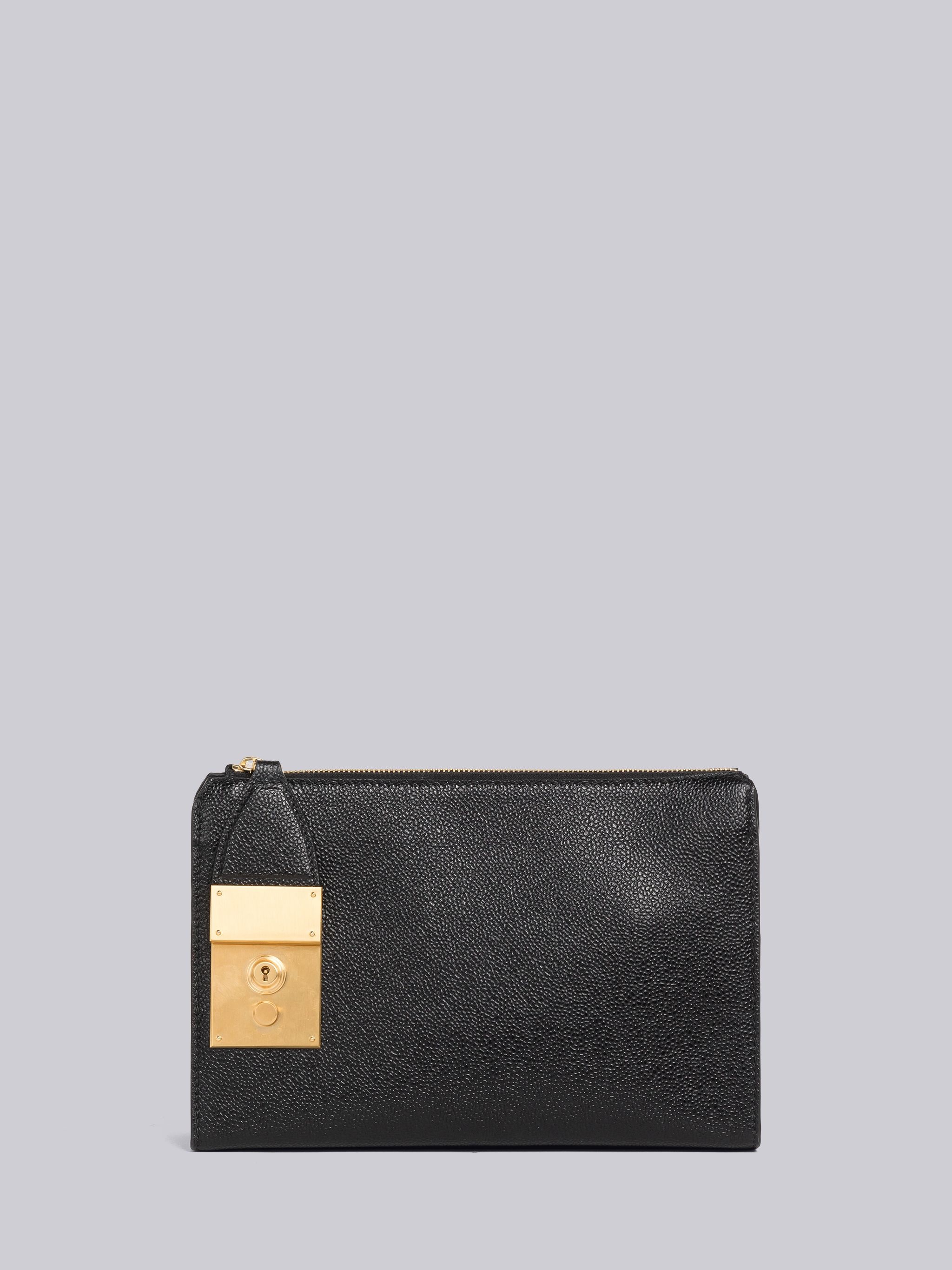 Pebble Grain Leather Mr. Thom Wristlet - 1