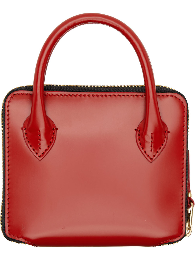 Comme Des Garçons Red Handles Medium Zip Wallet outlook
