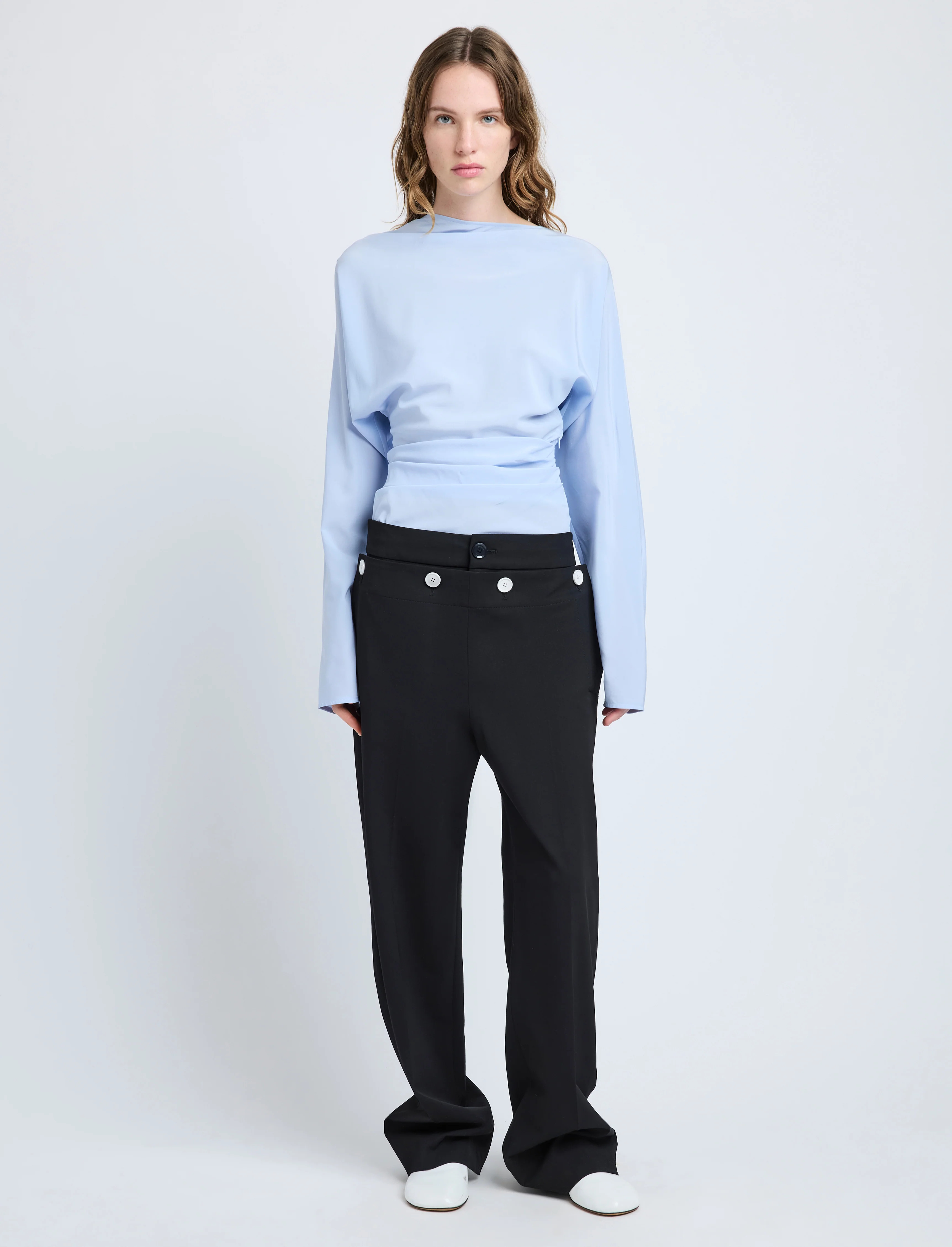 Keegan Top in Stretch Silk Viscose - 3