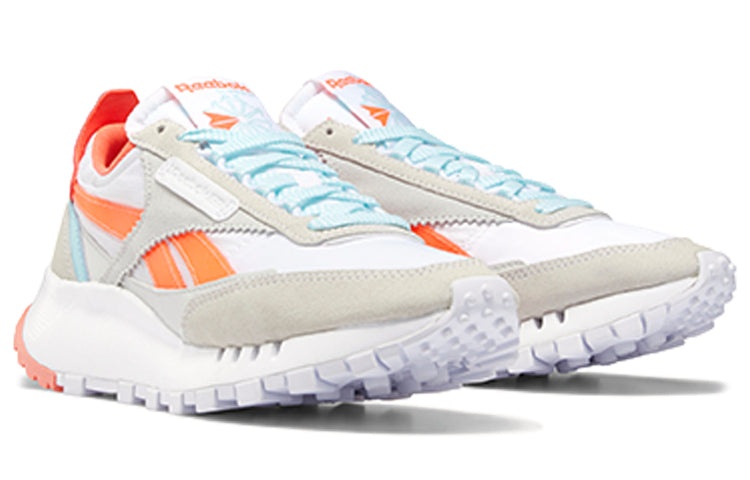 (WMNS) Reebok Classic Leather Legacy 'White Orange Flare' FY7435 - 3