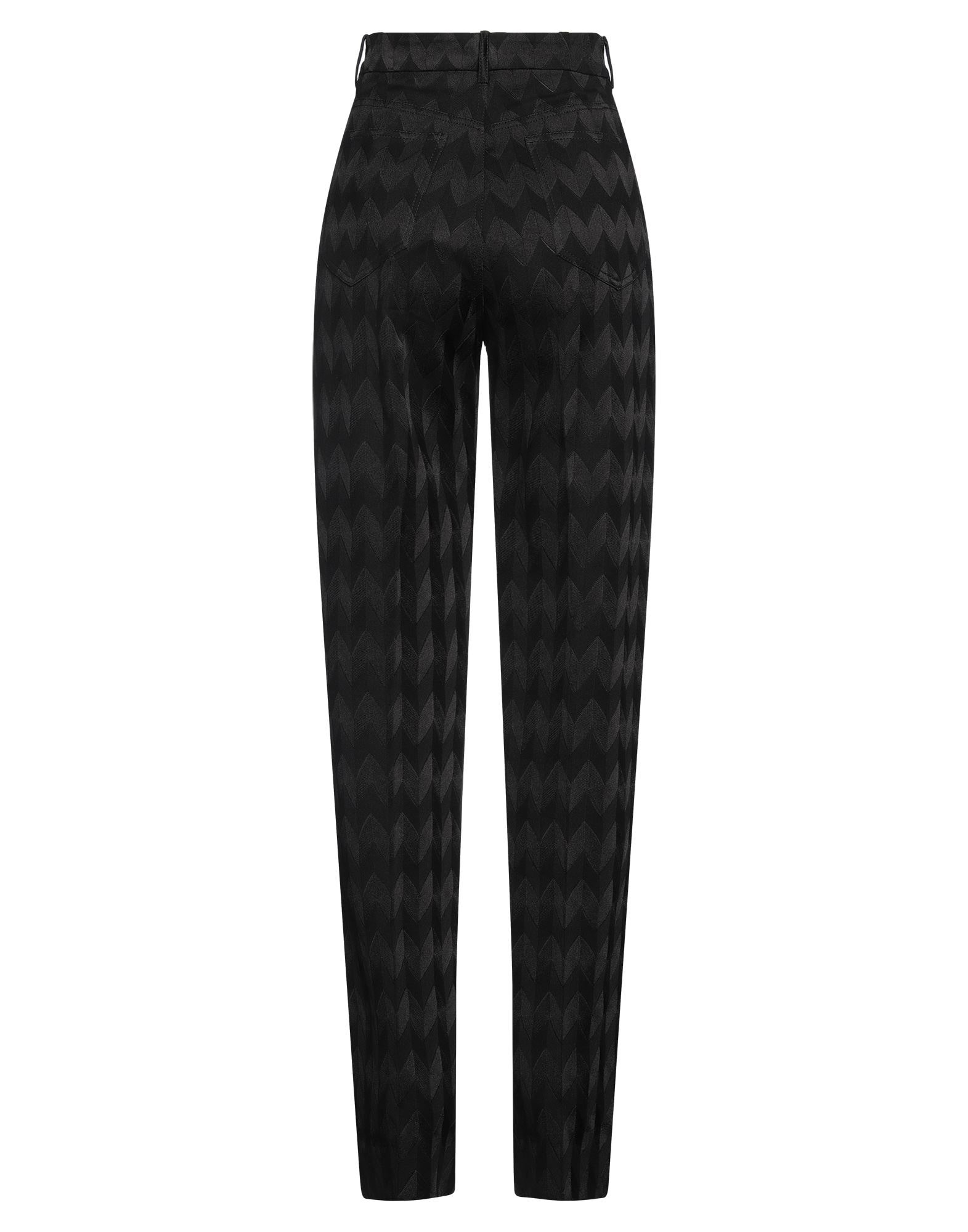 Burgundy Women's Casual Pants - 2