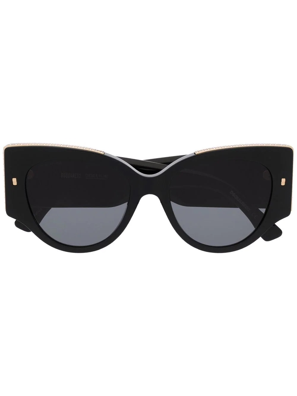 Hype logo-plaque sunglasses - 1