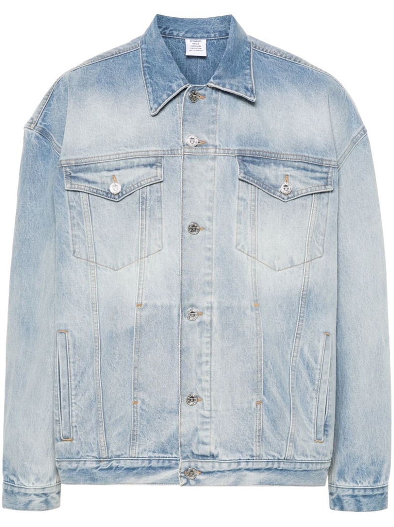 embossed-logo denim jacket 1