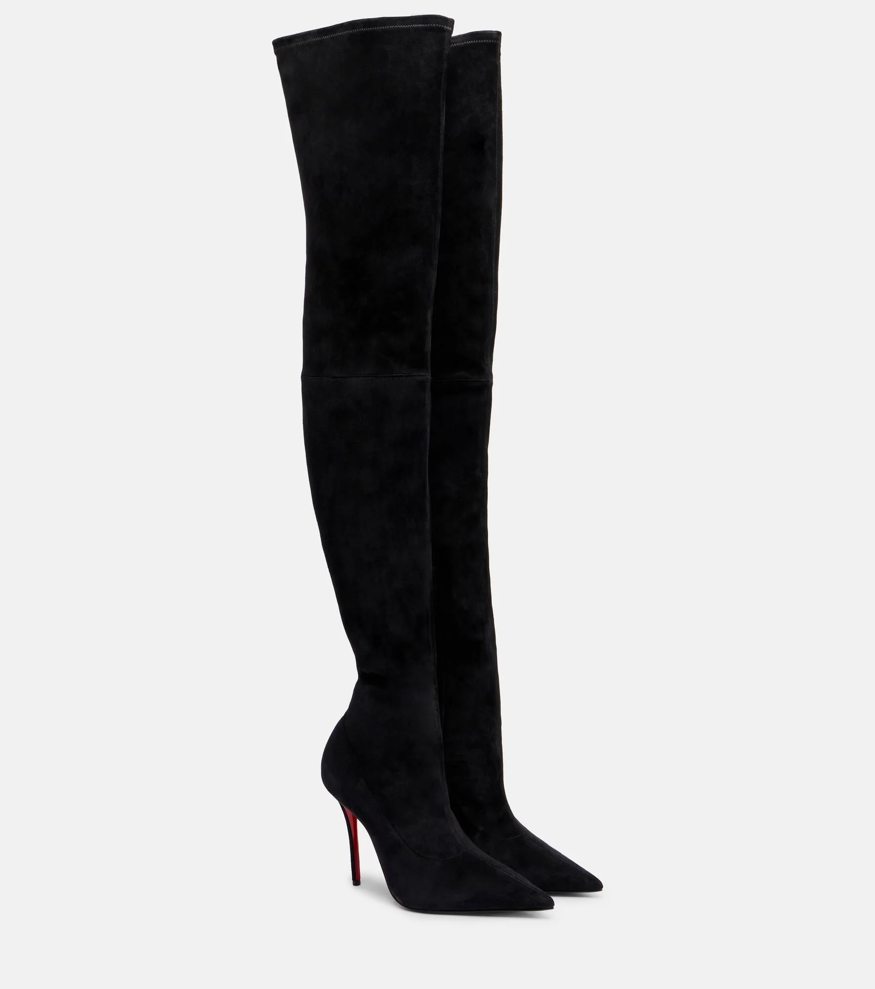 Miss Z 100 suede over-the-knee boots - 1