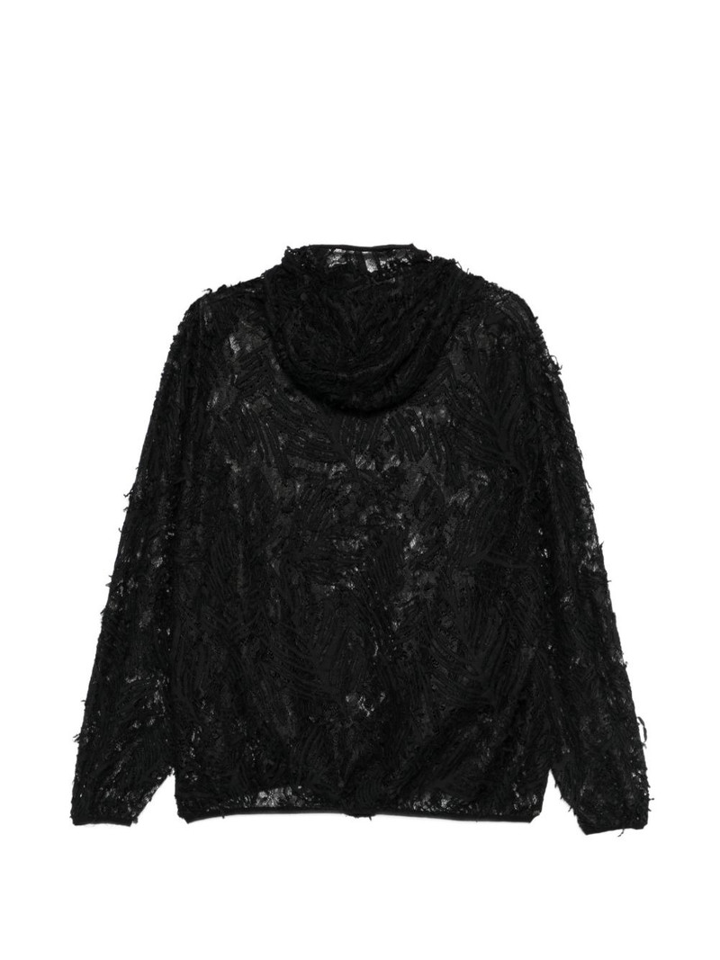 JUNTAE KIM lace hoodie outlook