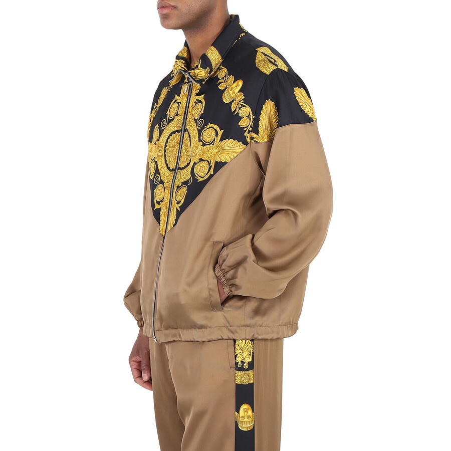 Versace Men's Baroque Print Technical Track Jacket - 5