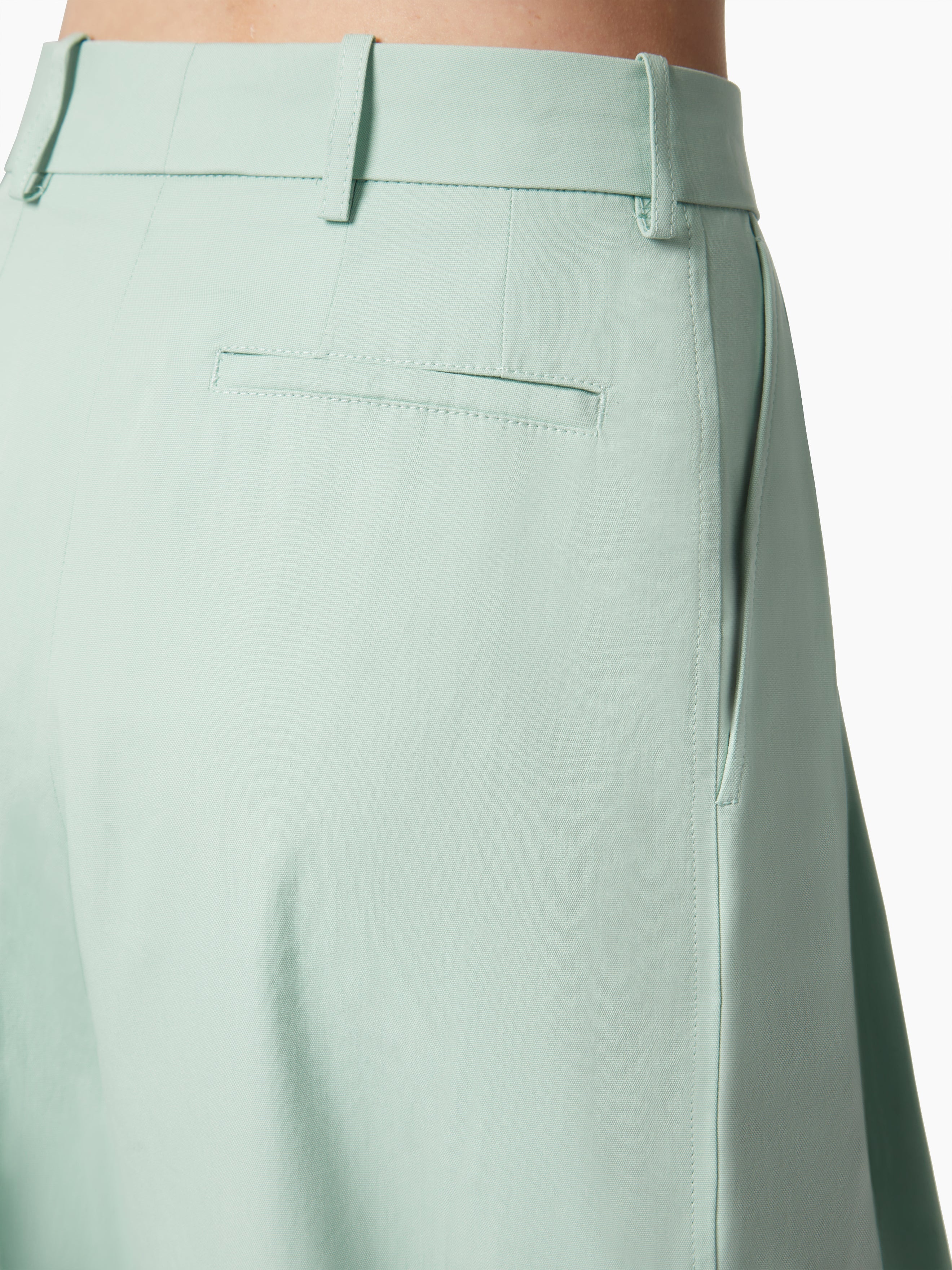 PLEATED WIDE-LEG PANTS - 3