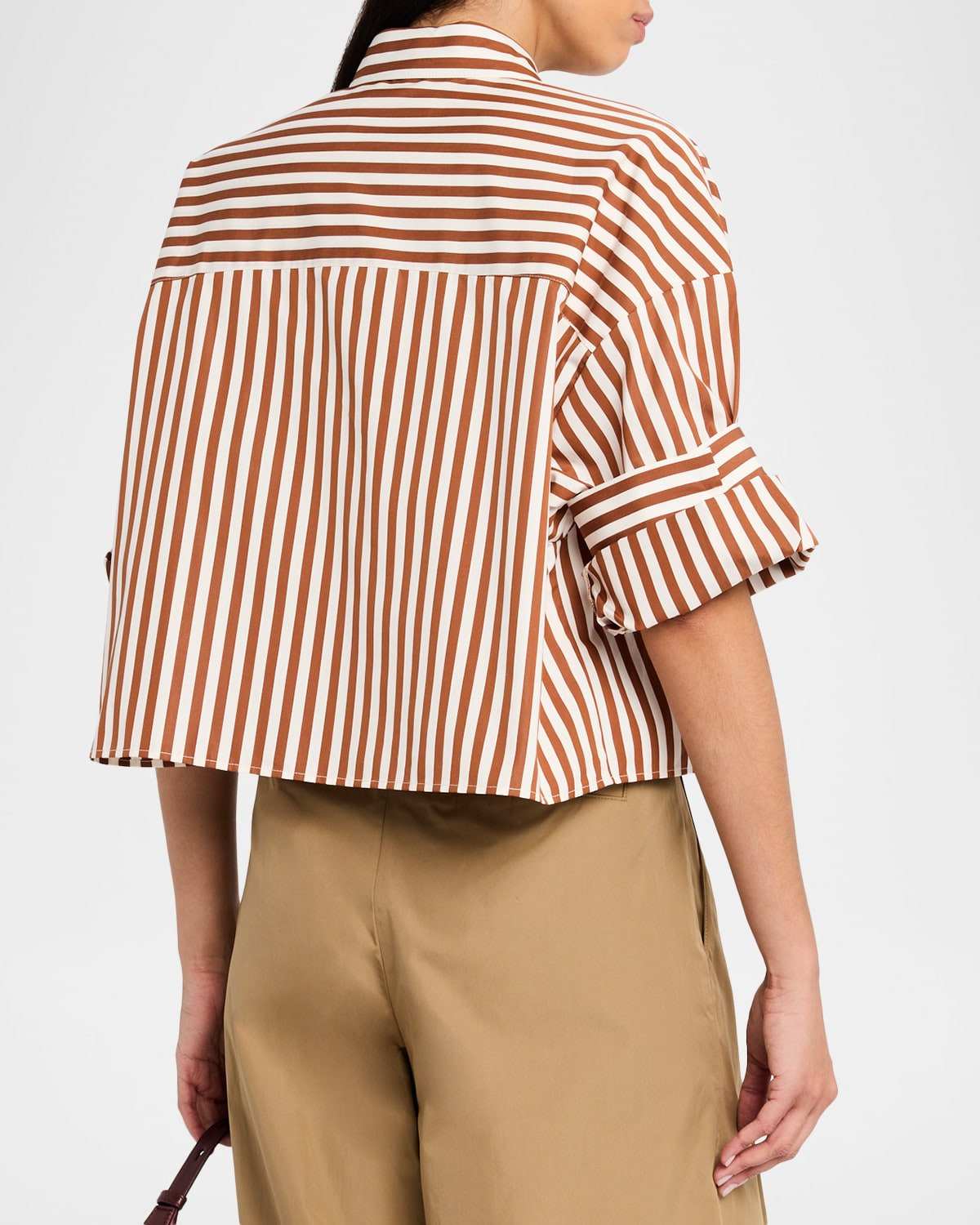 Next Ex Striped Button-Front Shirt - 3