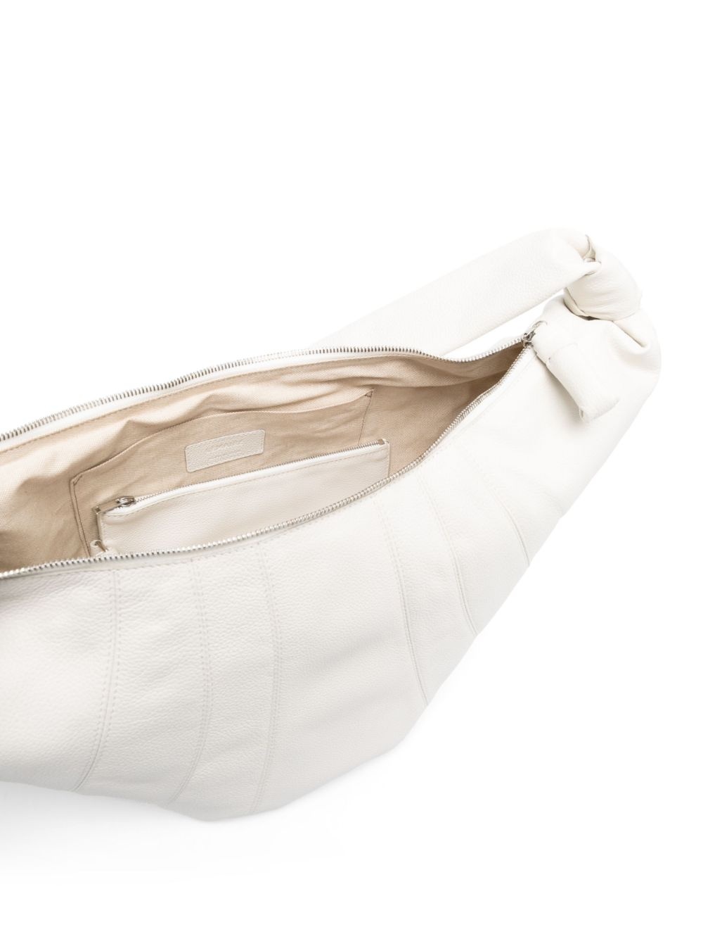Croissant leather shoulder bag - 5