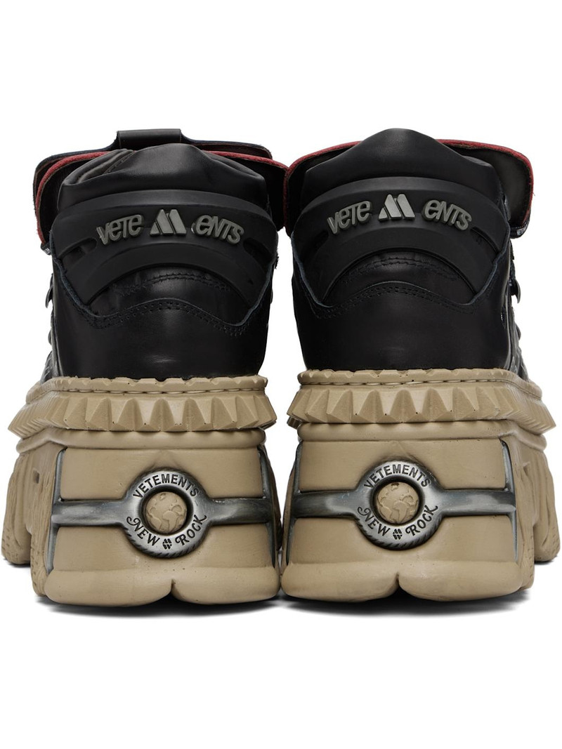 Black New Rock Edition Platform Sneakers 2