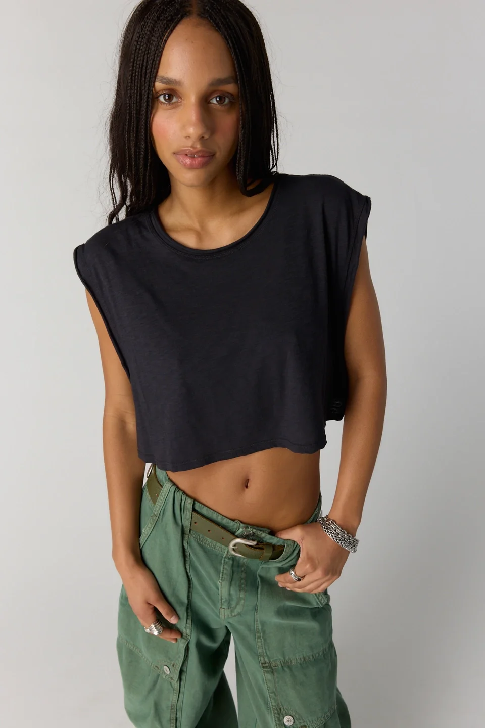 We The Free Dallas Cropped Tank - 1