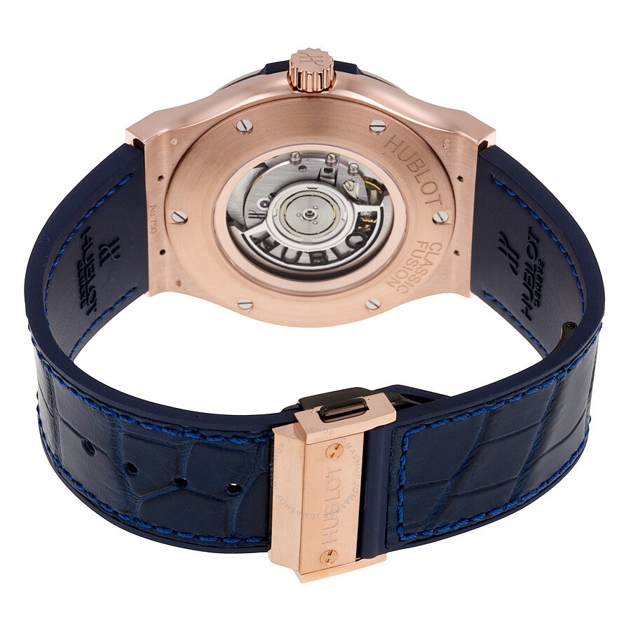 Hublot Classic Fusion Blue Sunray Dial 18kt King Gold Automatic Men's Watch 511.OX.7180.LR - 3
