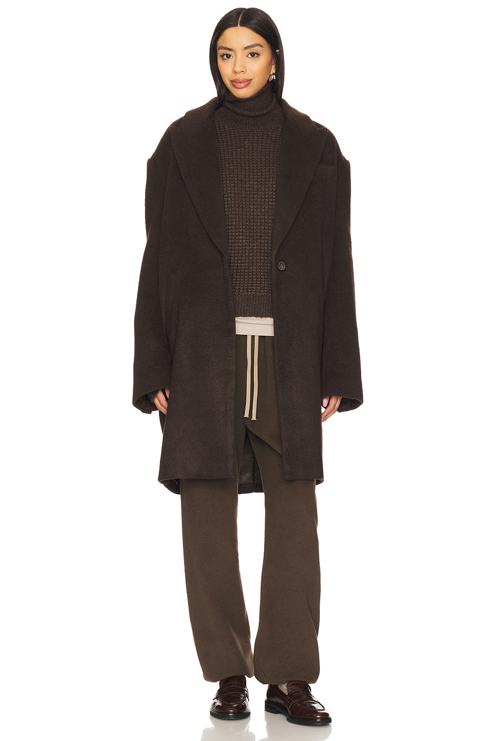 Cropped Turtleneck Sweater - 4