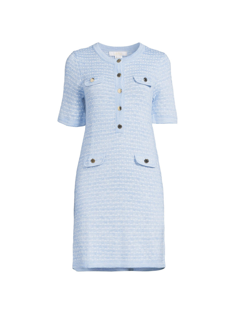 Women's Theodorah Sweater Sheath Dress - Bluette Metallic Marl 1