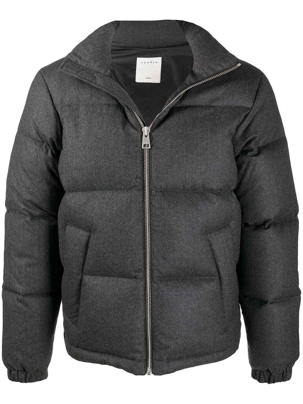 zip-up puffer jacket - 1