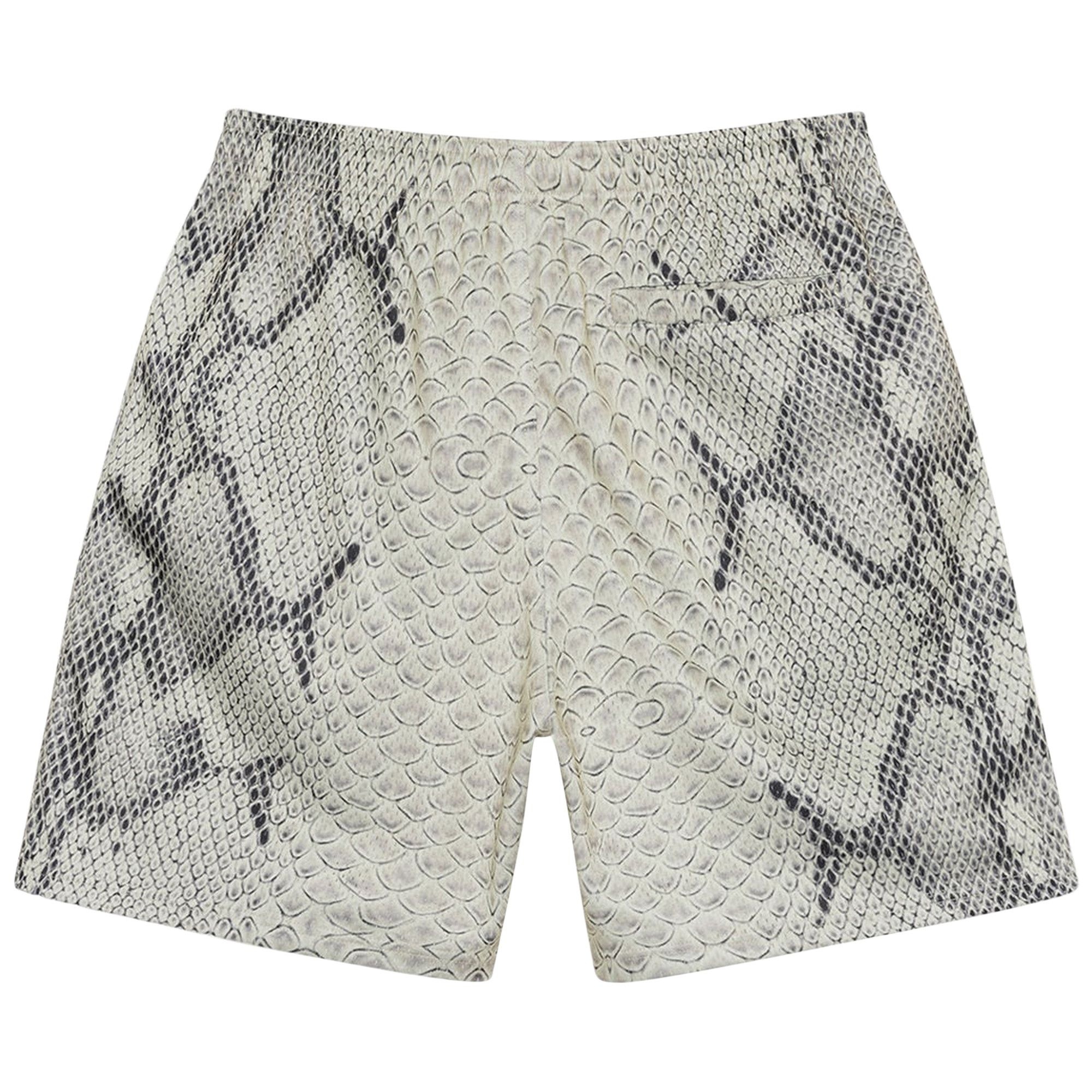 Stussy Basic Snake Mesh Short 'Bone' - 2