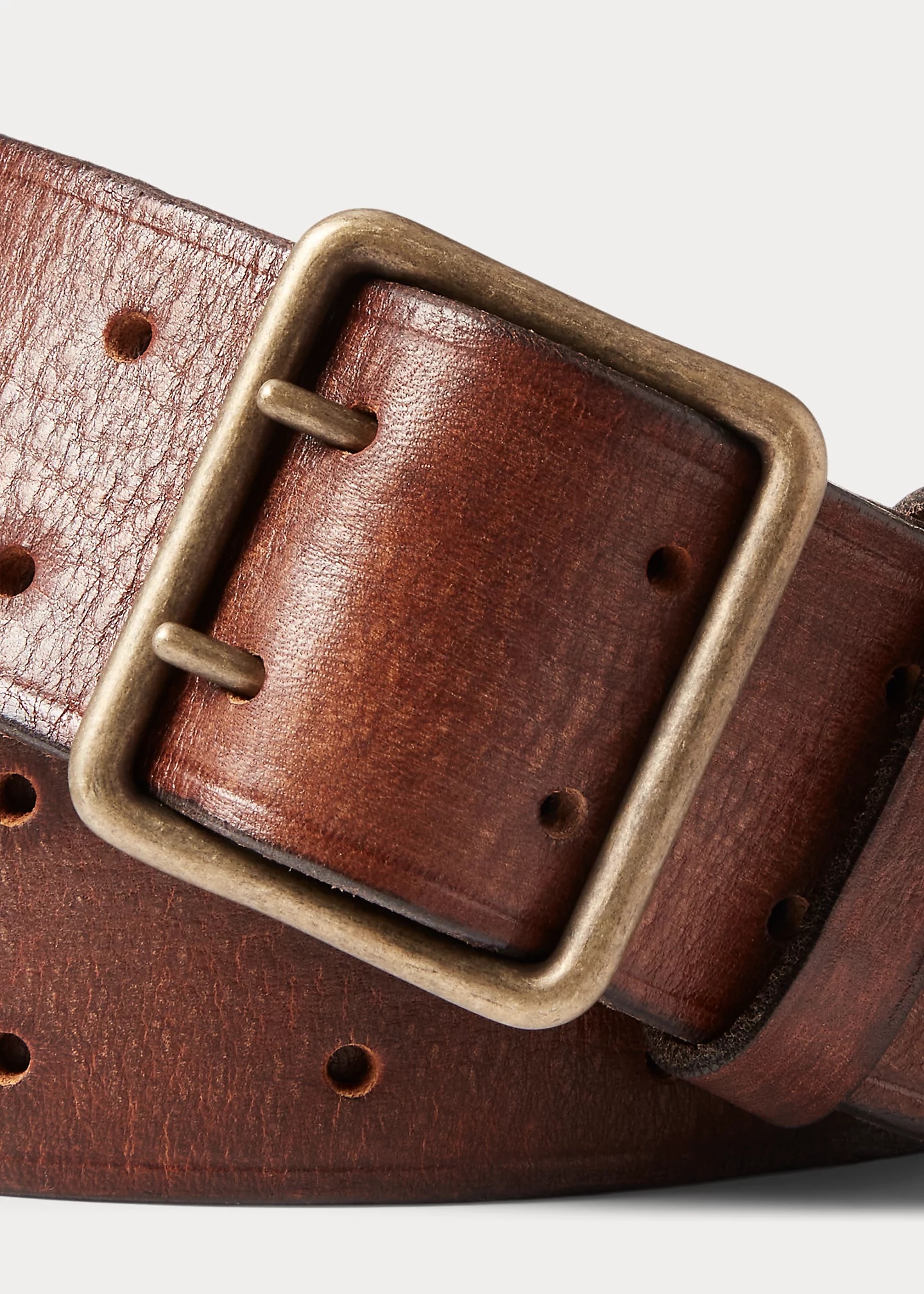 Leather Double-Prong Belt - 4