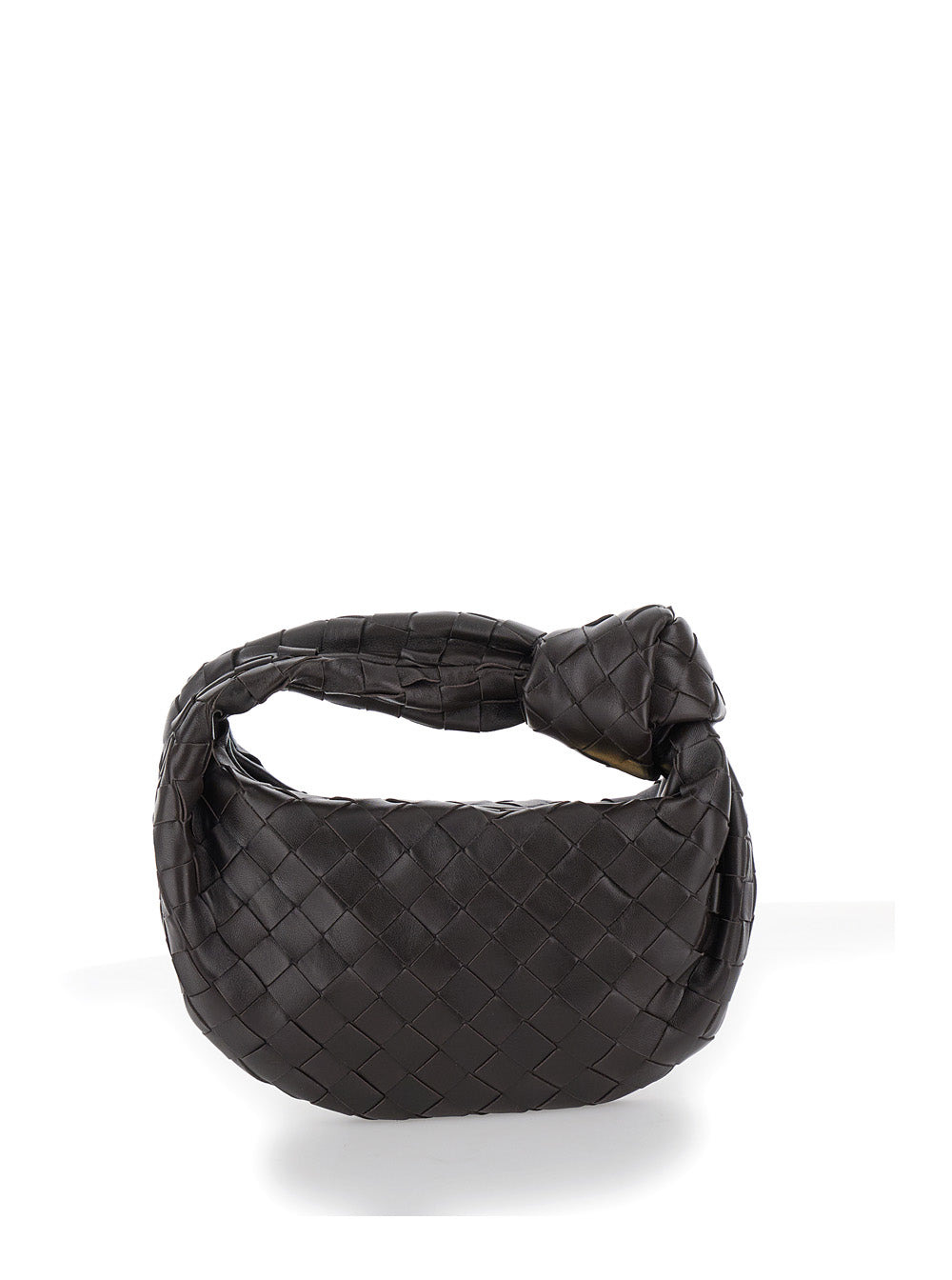 Bottega Veneta Women 'Mini Jodie' Brown Handbag In Intreccio Nappa Leather Woman - 4