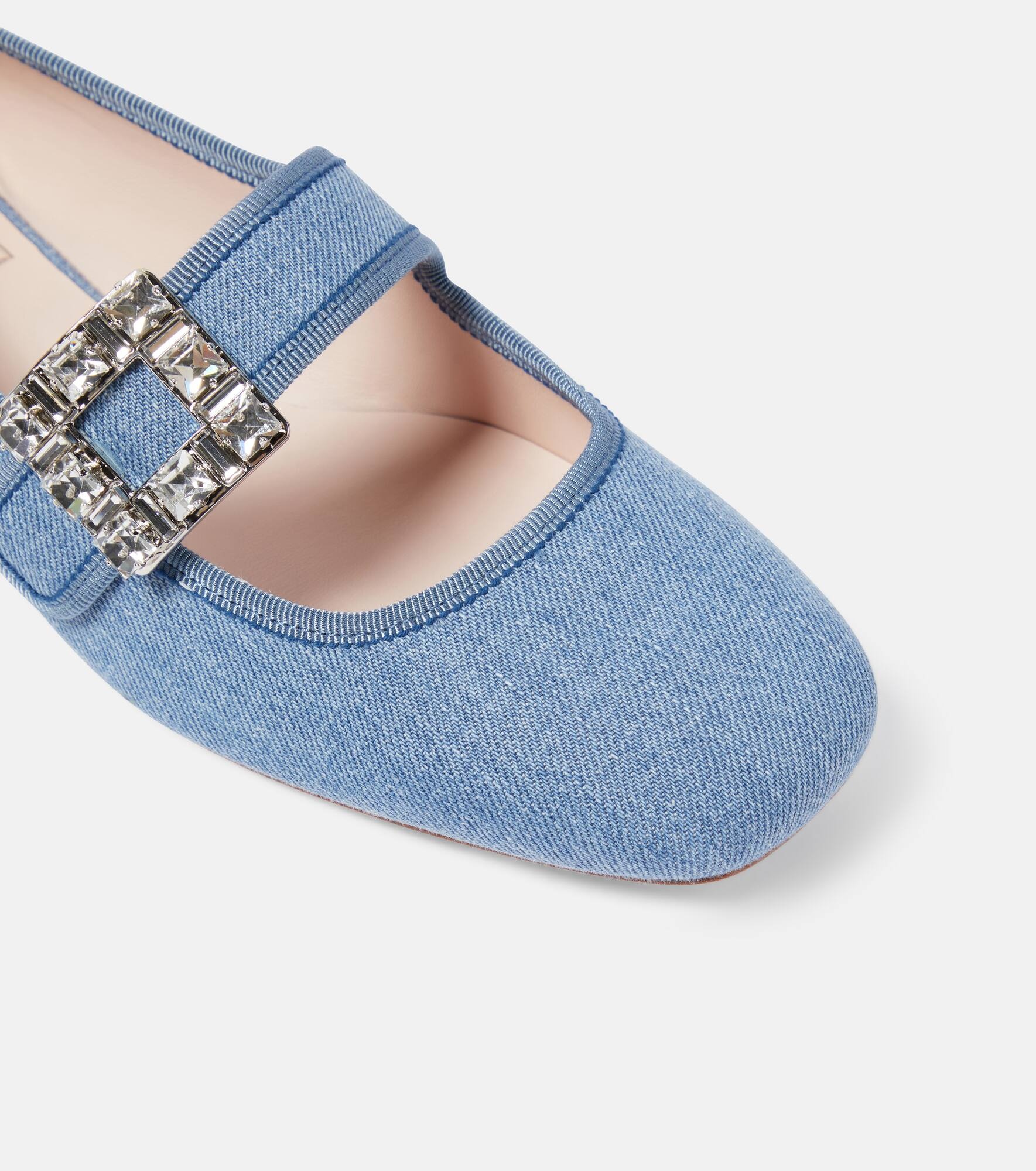 Très Vivier Strass Buckle Babies ballet flats - 6