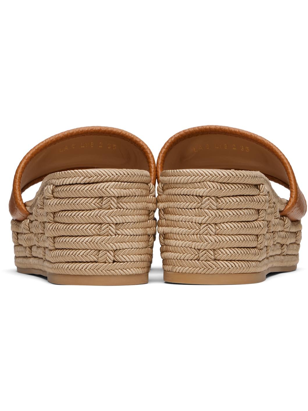 Brown VLogo Signature Slide Espadrillas Sandals - 2