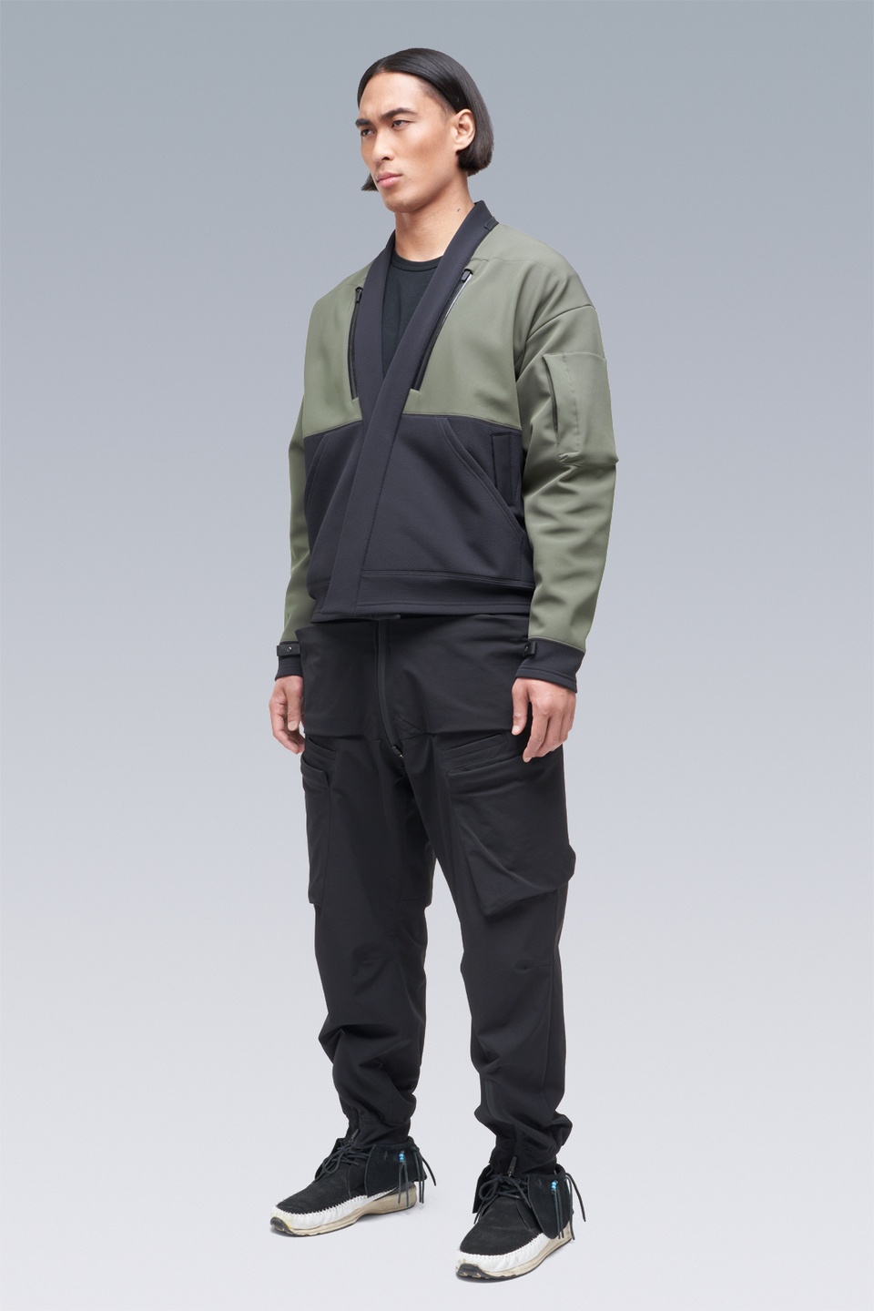 ACRONYM SCHOELLER　ソフトシェルブルゾン ACRONYM / SCHOELLER® SHAPE 3XDRY® MICRO TWILL TEC SYS JACKET