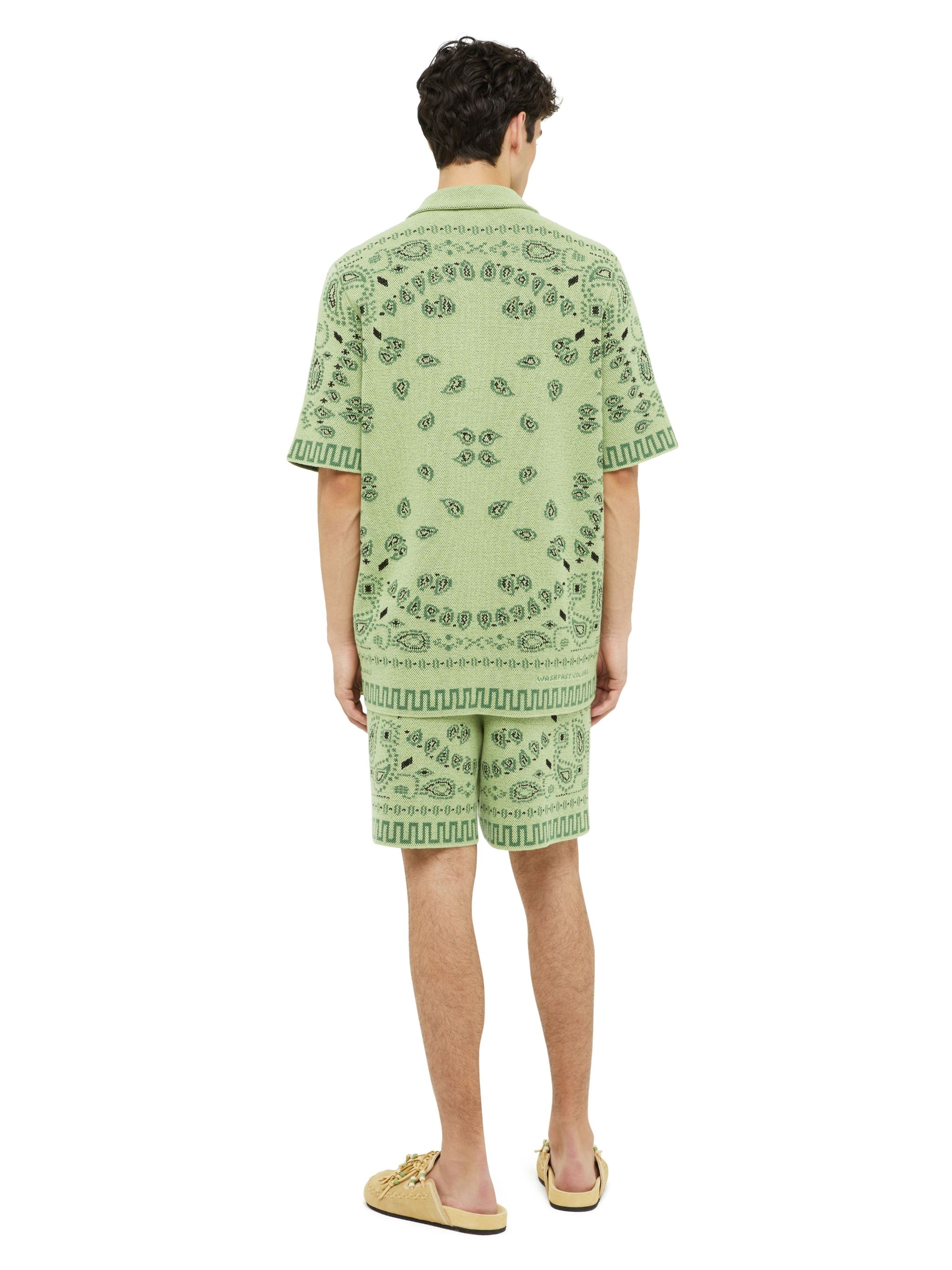 Cotton Piquet Bandana Shirt - 6