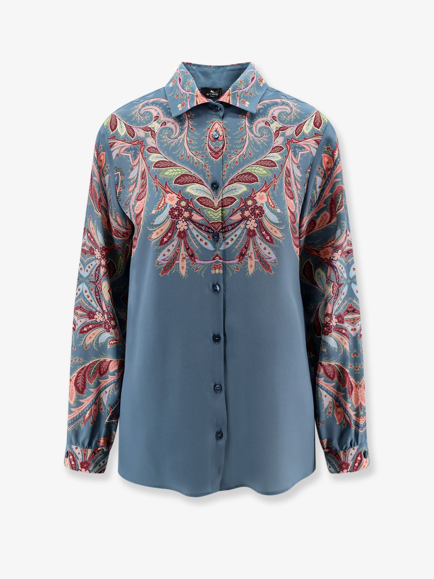Etro Women Paisley Print Silk Shirt - 1