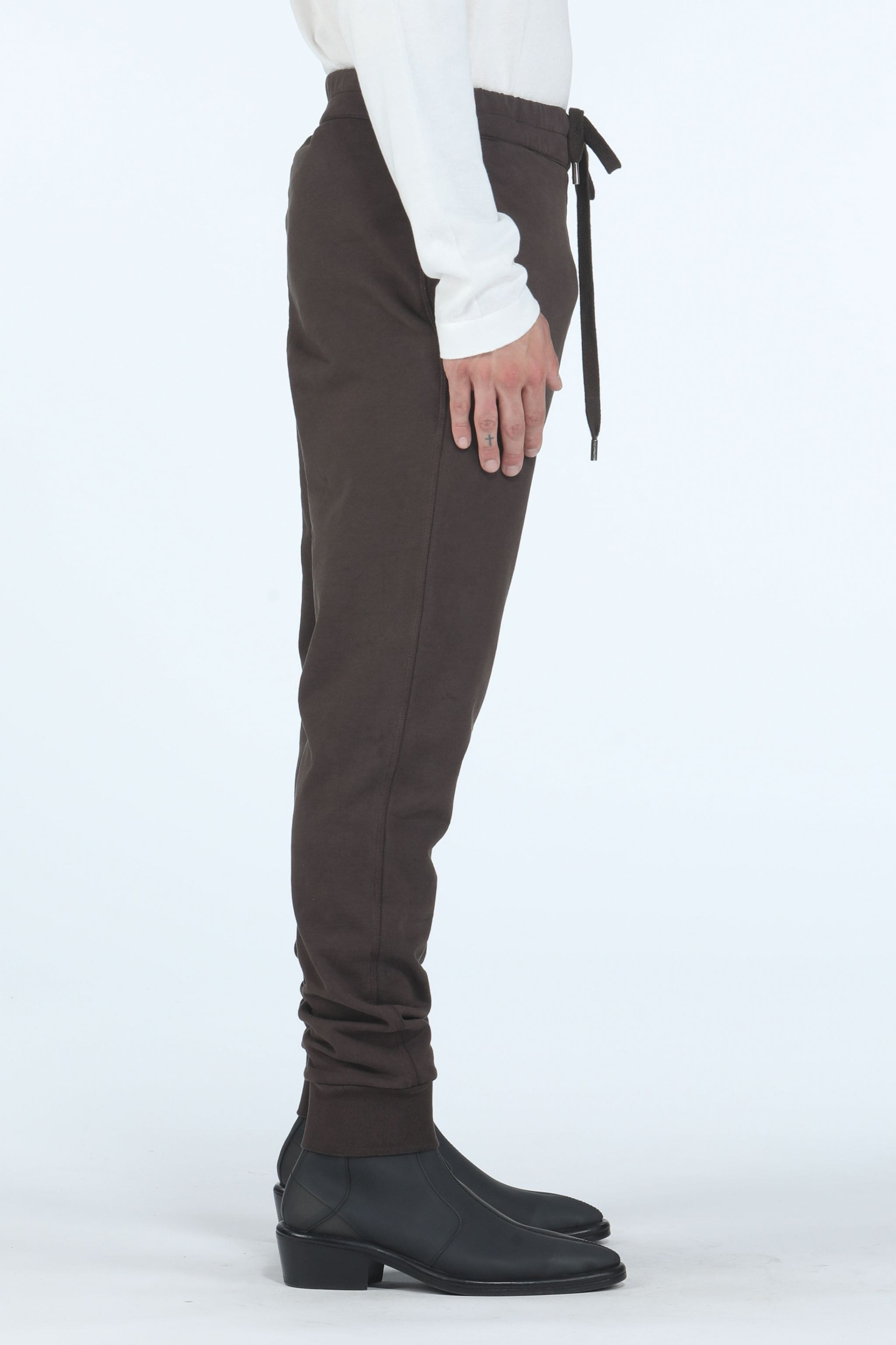 LOGO-PRINT COTTON SWEATPANTS - 3