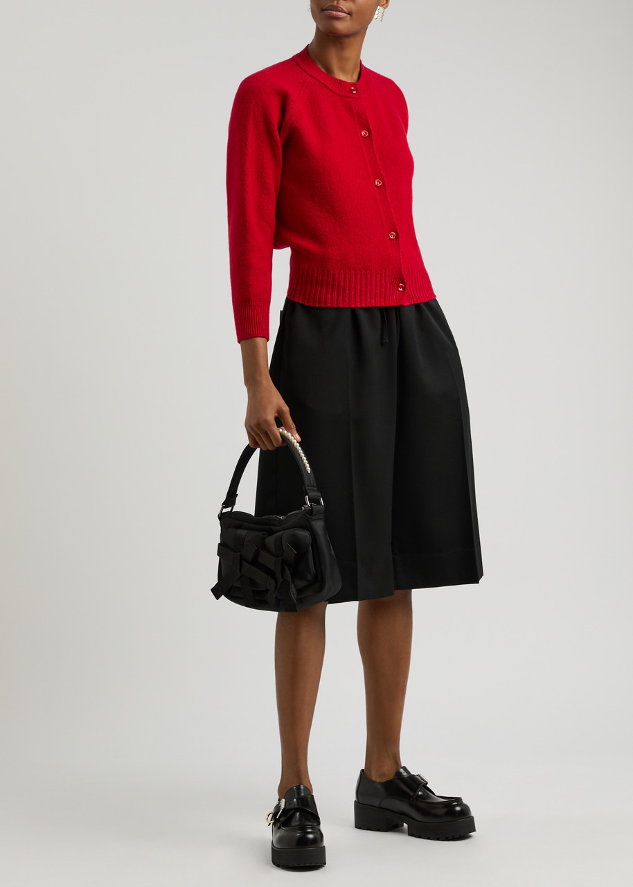 Simone Rocha Wide-leg Twill Shorts - 4
