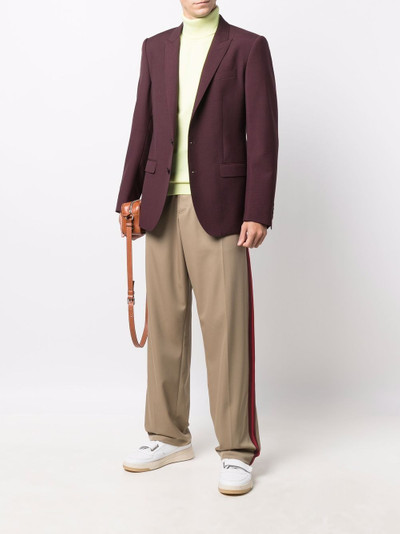 Lanvin side-stripe detail trousers outlook