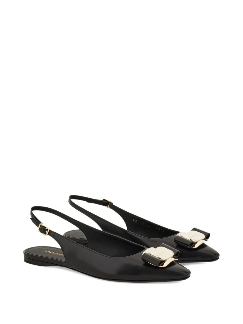 FERRAGAMO Zelmy slingback flat pumps outlook