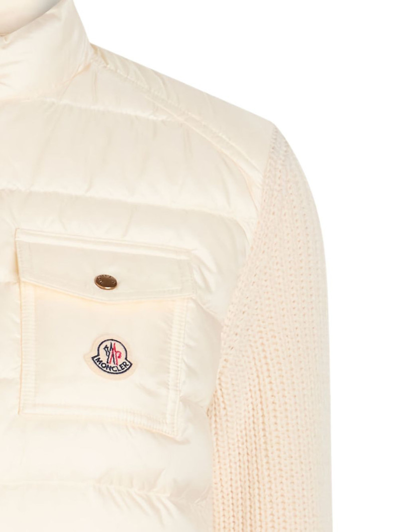 Moncler padded cardigan outlook