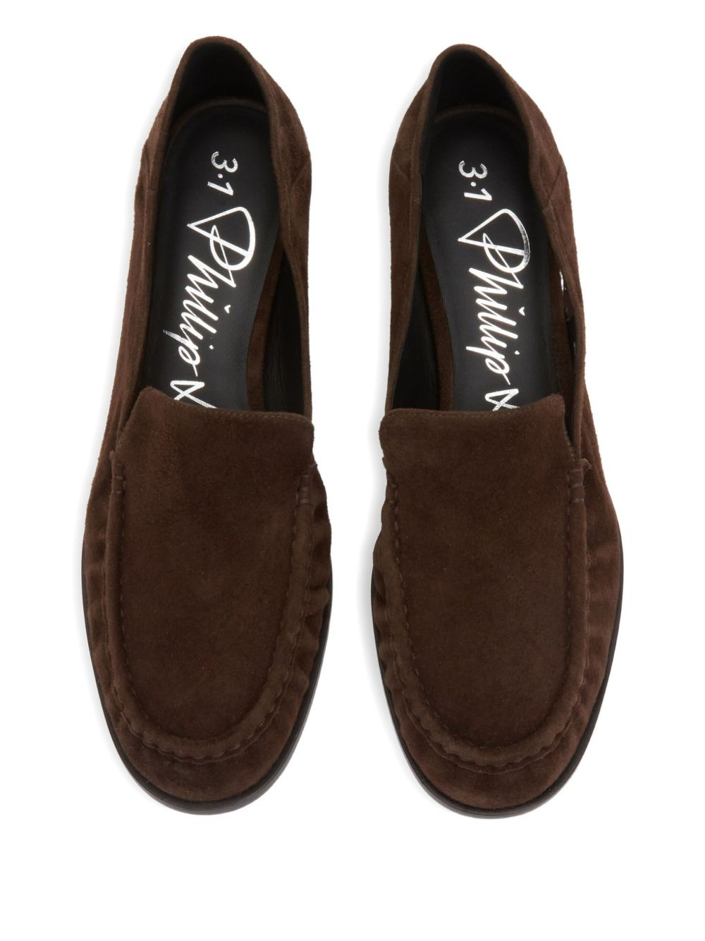 35mm suede loafers - 4