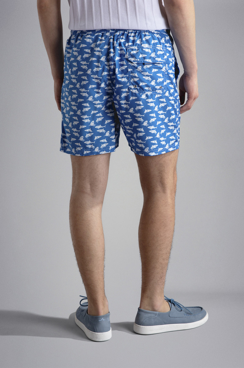 SWIM SHORTS WITH SHARK PRINT 3