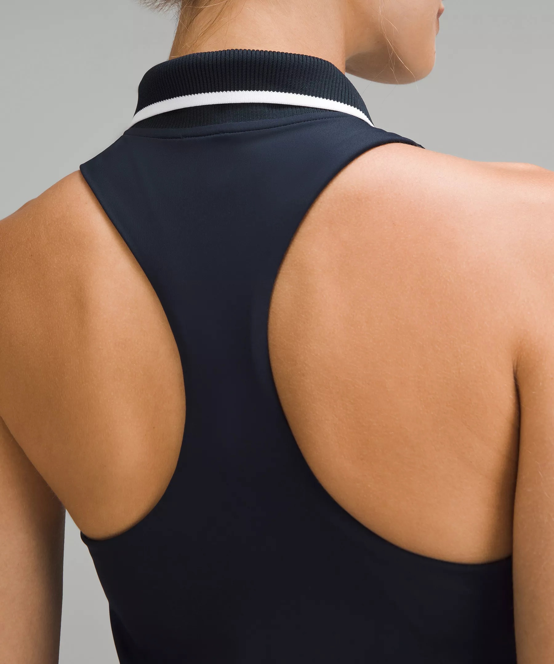 Lightweight Sleeveless Polo Tennis Dress - 4