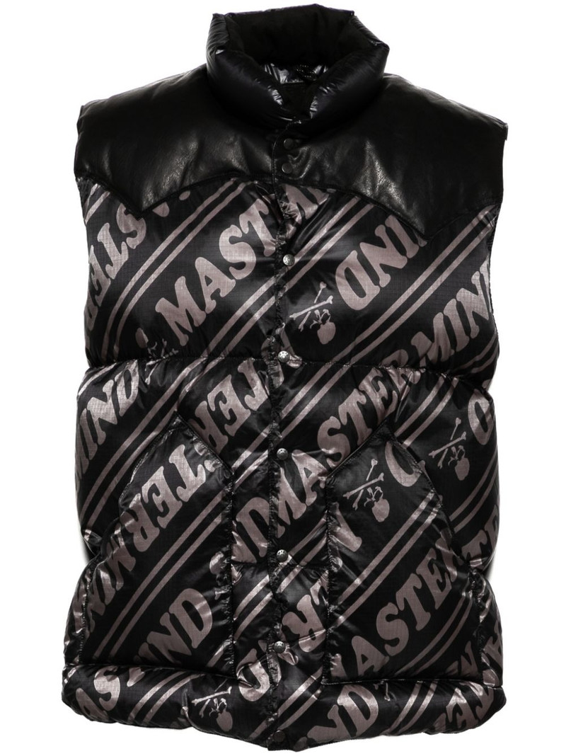 logo-print jacket 1
