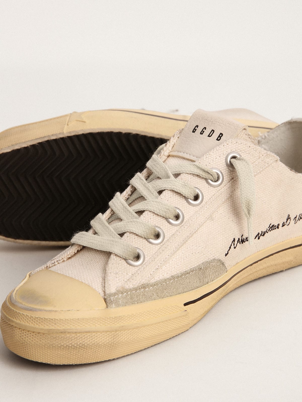 V-Star LTD sneakers with black suede star and embroidered lettering - 4