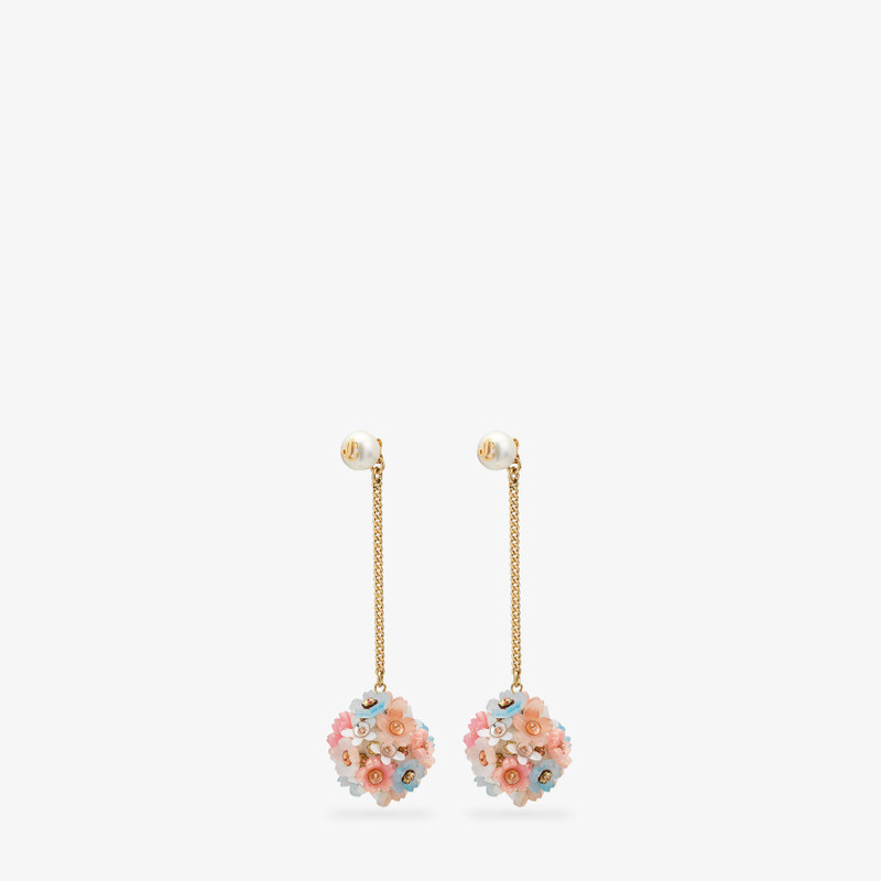 JIMMY CHOO Daisy Pearl Drops
Gold Finish Metal Earrings with Daisies & Pearls outlook