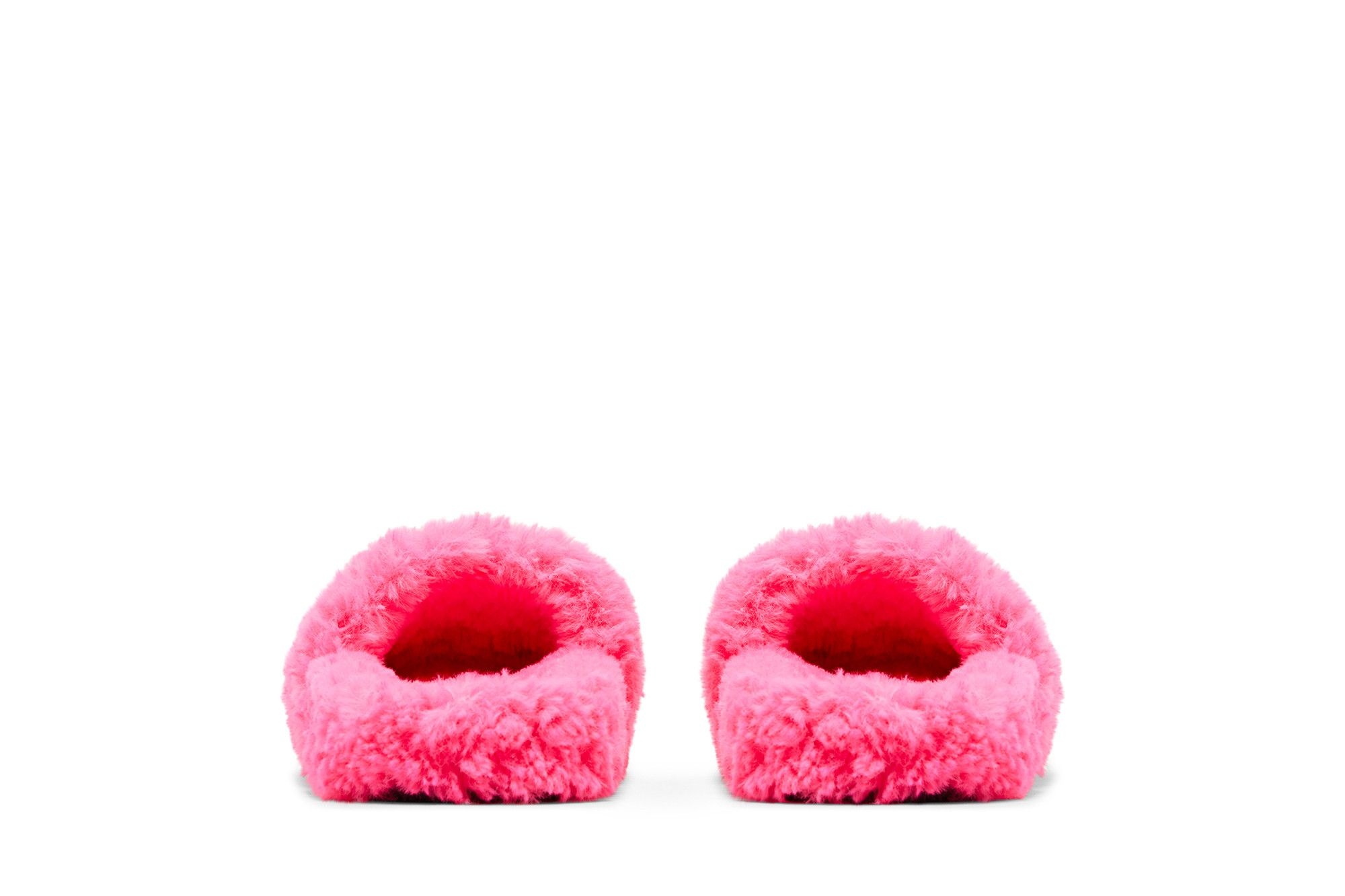 Balenciaga Wmns Furry Slides 'Faux Fur - Hot Pink' - 6