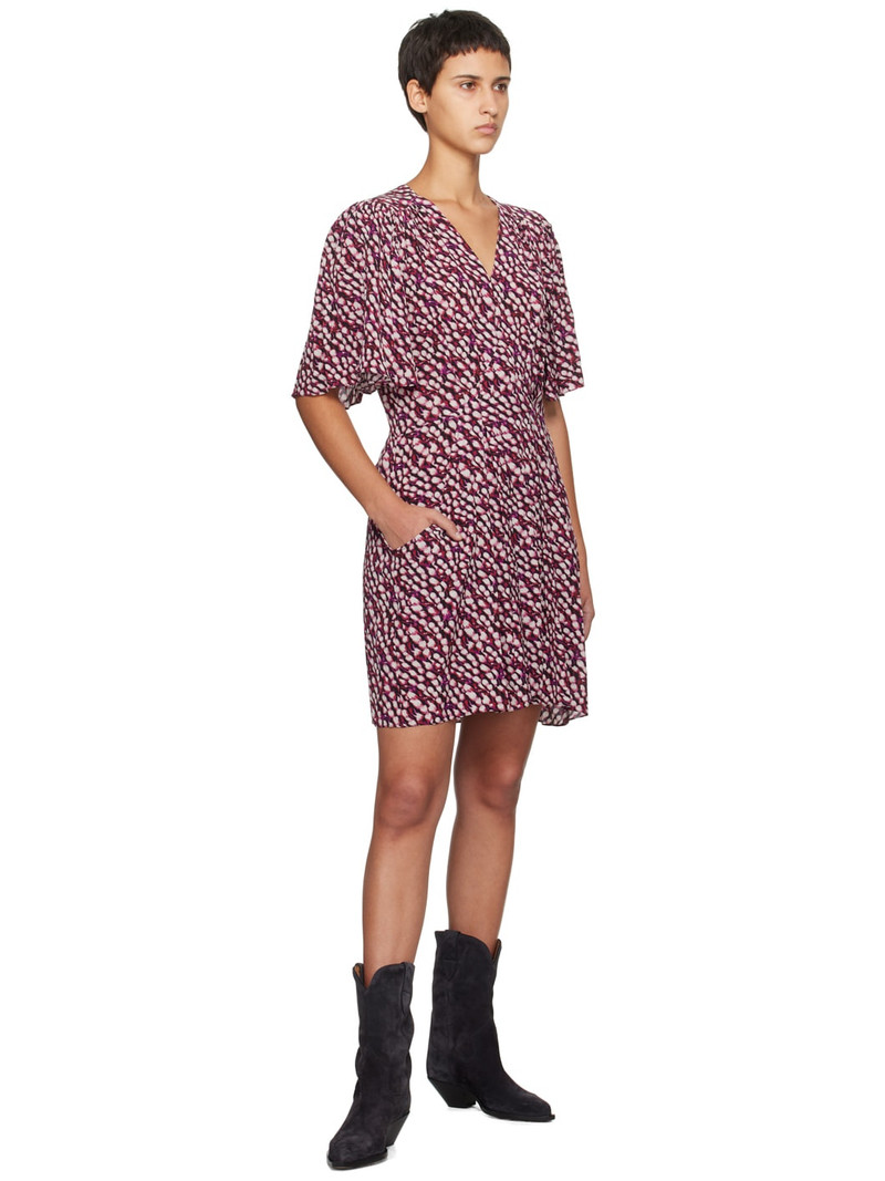 Isabel Marant Étoile Purple Vedolia Minidress outlook