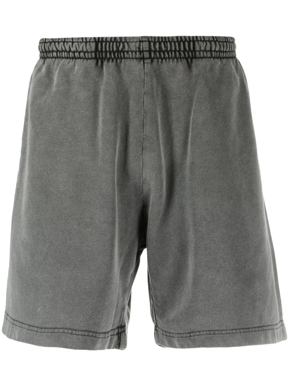 faded effect cotton shorts - 1