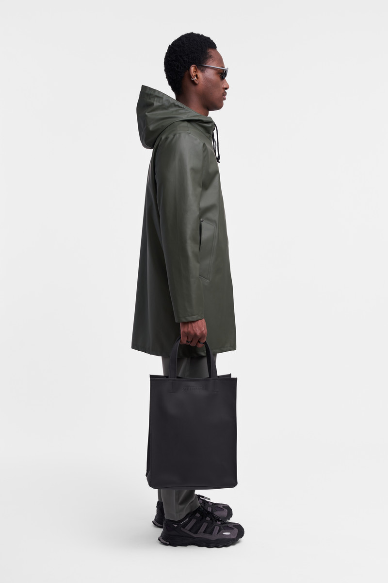Stockholm Lightweight Zip Raincoat Green 3