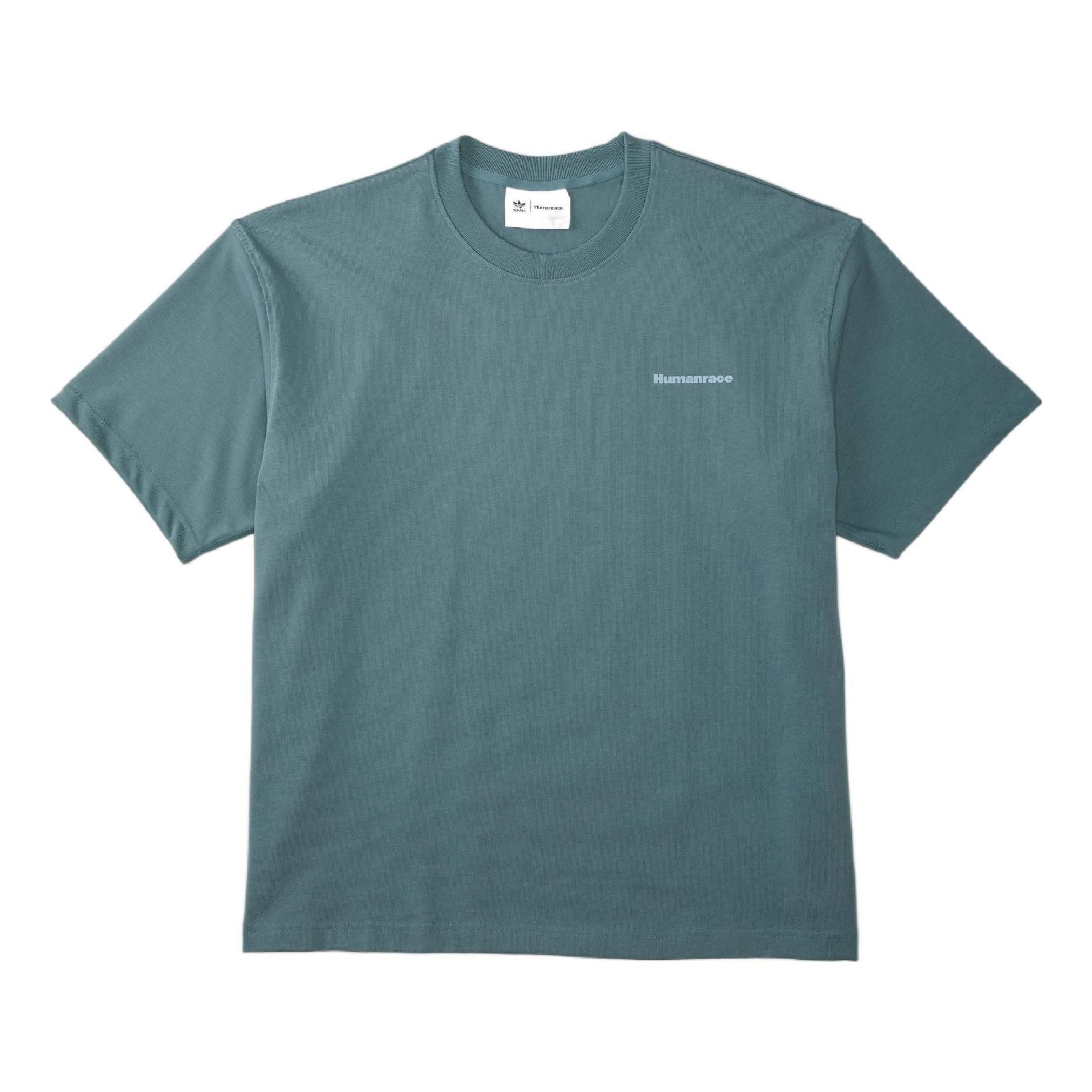 adidas x Pharrell Humanrace Small Logo T-Shirt 'Hazy Emerald' HI2957 - 1