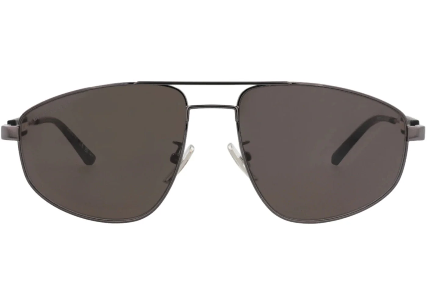 Balenciaga Aviator-Style Metal Sunglasses Grey Grey Grey (BB0115S-30008980-001) - 1