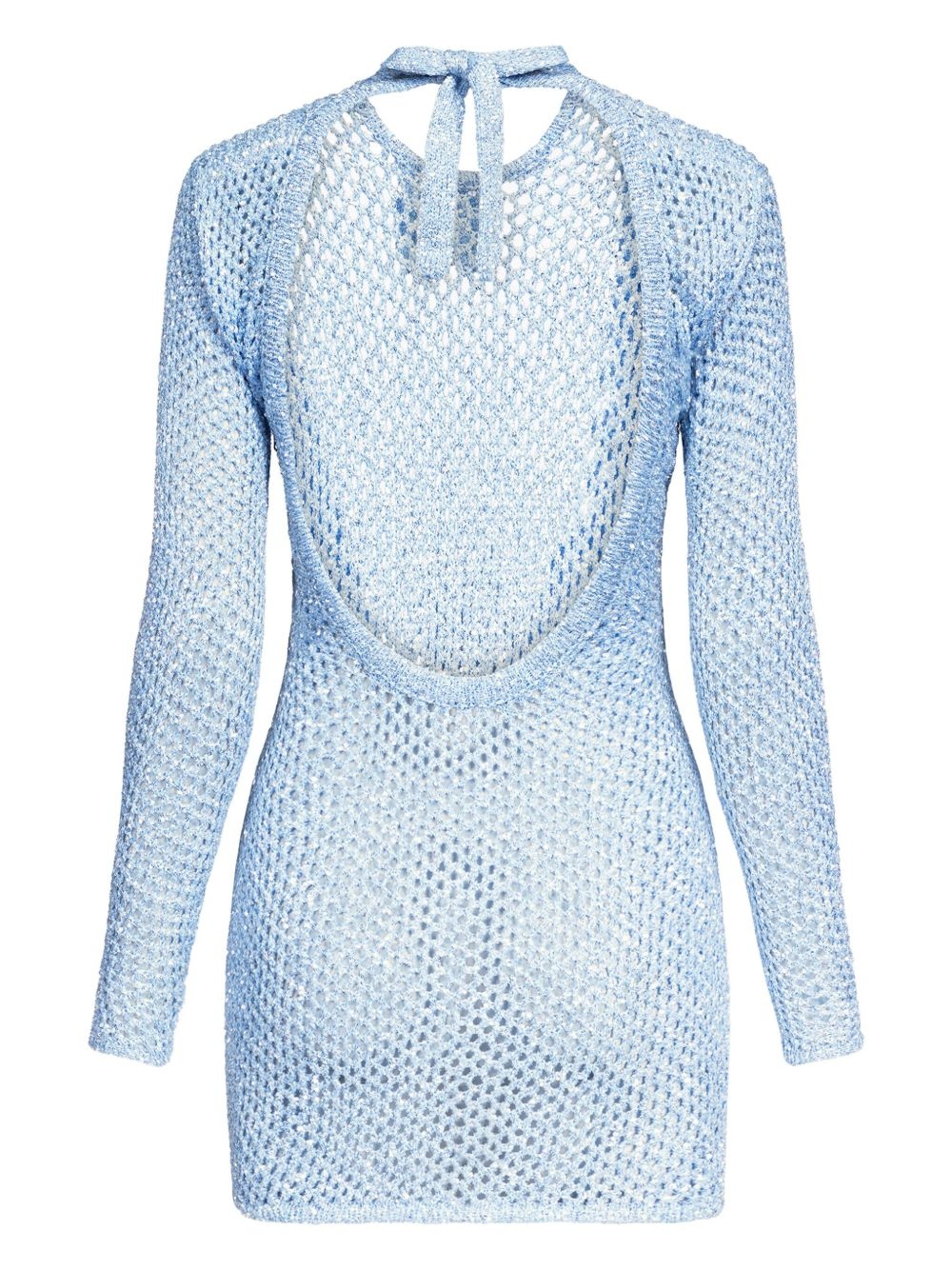 crochet mini dress - 4